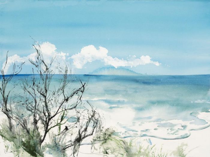 Peng Xiaoxuan Andere Malerei - Hören Sie „The Sea“.
