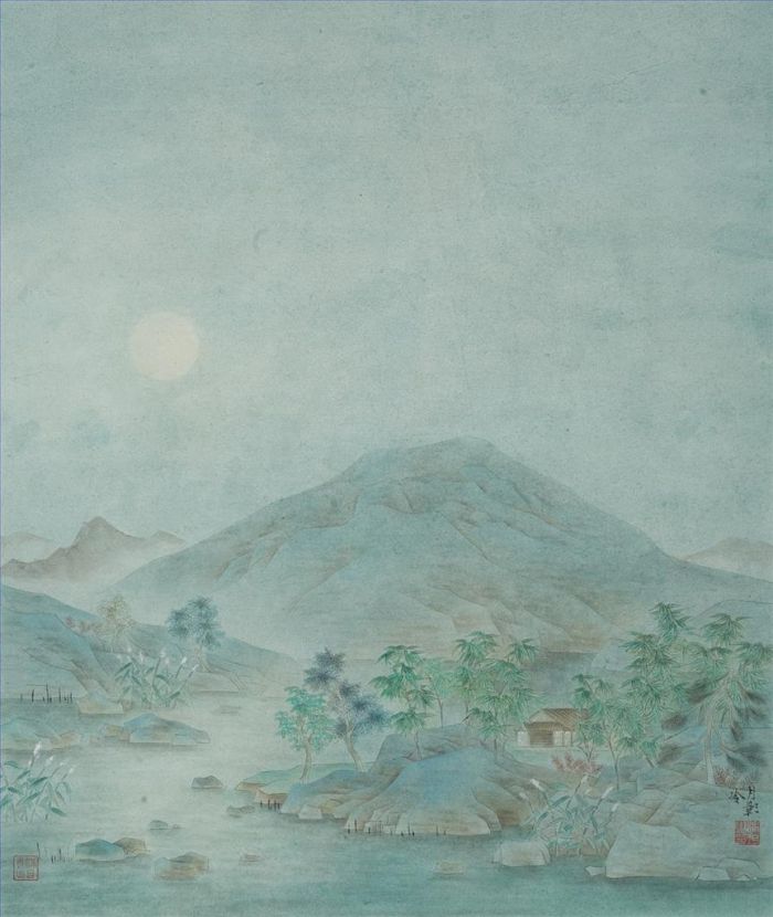 Pu Jun Chinesische Kunst - Kaltes Mondlicht