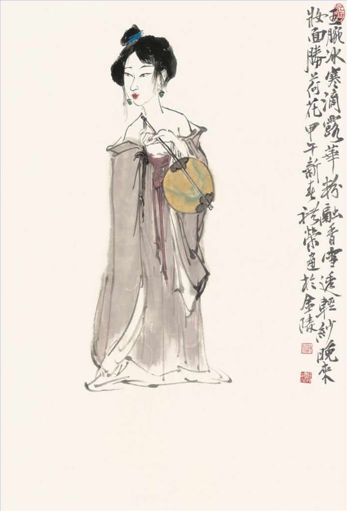 Ruan Lirong Chinesische Kunst - Das Porträt einer Dame