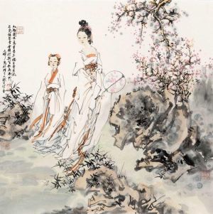 zeitgenössische kunst von Sheng Tianye - Tow Ladies