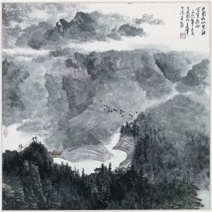 zeitgenössische kunst von Shi Dafa - Wasserkraftwerk im Jinggang-Gebirge