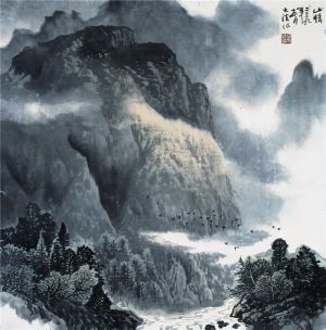 zeitgenössische kunst von Shi Dafa - Der Charme der Berge