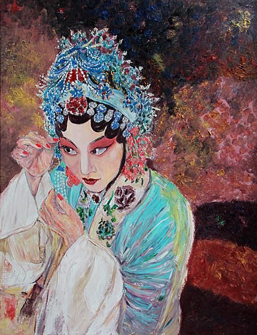 Xu Shihong Ölgemälde - Die Quintessenz der chinesischen Kultur