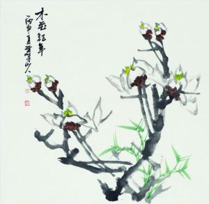 zeitgenössische kunst von Shi Zhuguang - Blume