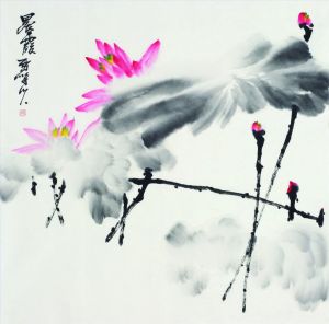 zeitgenössische kunst von Shi Zhuguang - Rosige Morgenröte