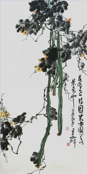 zeitgenössische kunst von Song Chonglin - Gemälde von Blumen und Vögeln im traditionellen chinesischen Stil 2