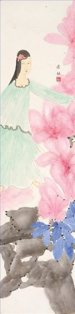 zeitgenössische kunst von Song Shulin - So frei wie die Magnolienblüte