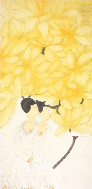 zeitgenössische kunst von Song Shulin - Traum von fallenden Blumen 2