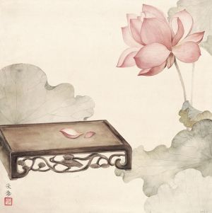 zeitgenössische kunst von Song Yang - Gemälde von Blumen und Vögeln im traditionellen chinesischen Stil 2