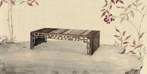 zeitgenössische kunst von Song Yang - Gemälde von Blumen und Vögeln im traditionellen chinesischen Stil