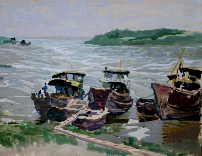 Su Yangyang Andere Malerei - Chongming-Schlammwatt