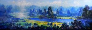 zeitgenössische kunst von Su Yanling - Der Zauber des Wassers