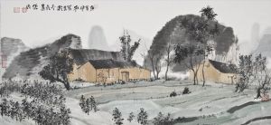 zeitgenössische kunst von Sun Hong - Malen Sie aus dem Leben im Dorf Donggua
