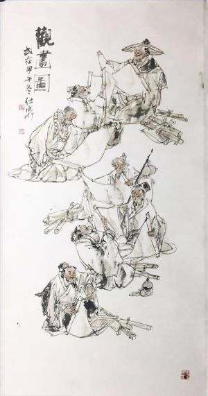 zeitgenössische kunst von Tan Shiquan - Figurenmalerei 3