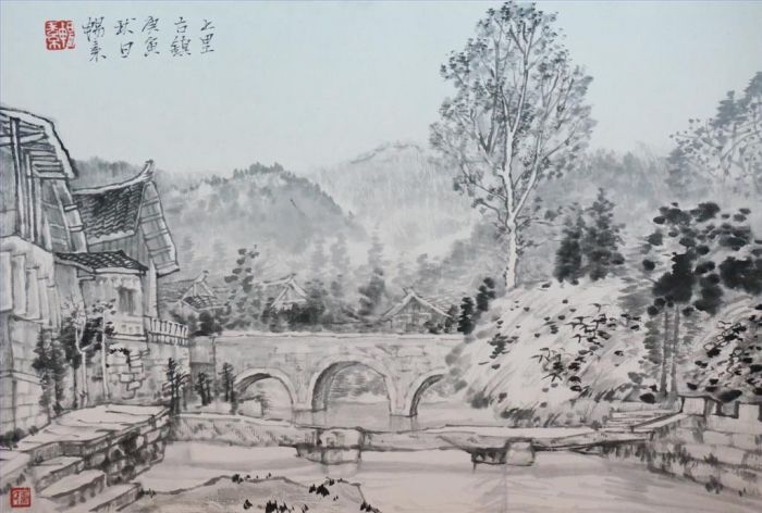 Tang Dianquan Chinesische Kunst - Malen Sie aus dem Leben