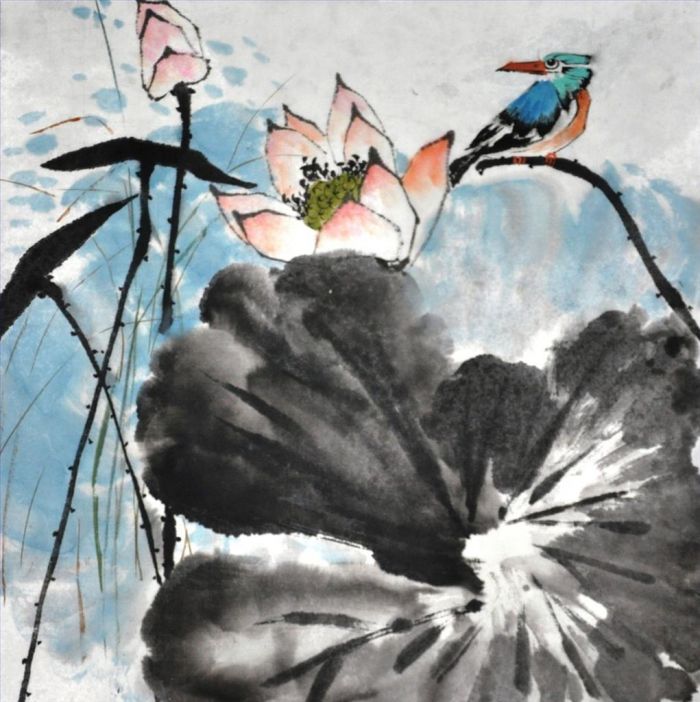 Tang Zhizhen Chinesische Kunst - Hören Sie sich „The Wisper of Lotus“ an