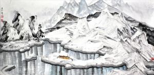 Zeitgenössische chinesische Kunst - Welt aus Eis und Schnee