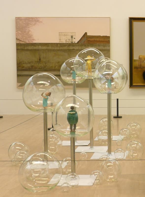 Tian He Bildhauerei - Bubble Series on Scene Ausstellung 3