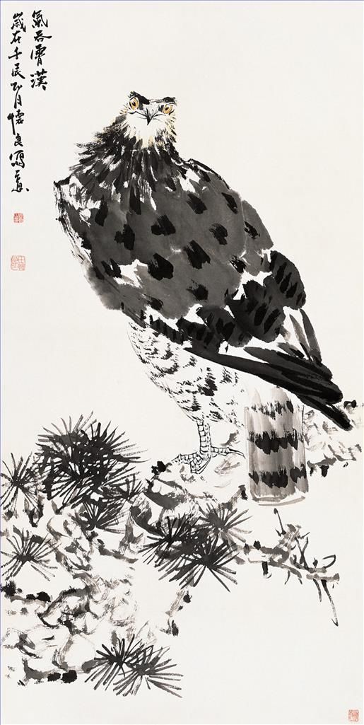 Tian Huailiang Chinesische Kunst - Gemälde von Blumen und Vögeln im traditionellen chinesischen Stil 6