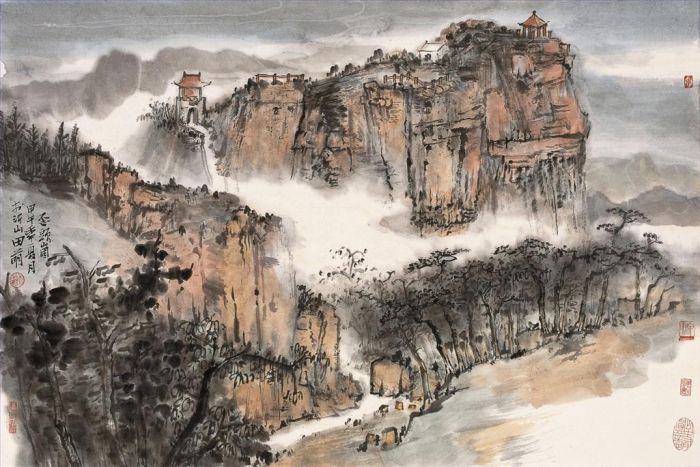 Tian Meng Chinesische Kunst - Yishan-Berg