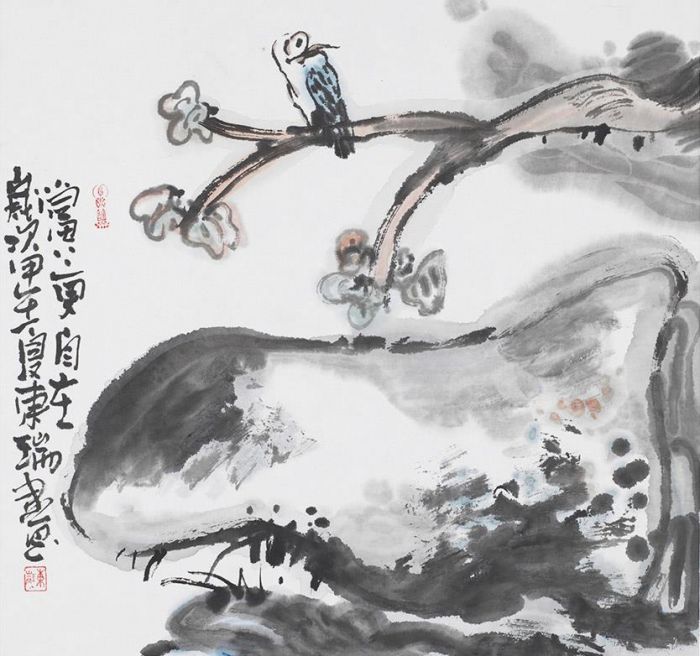 Wang Dongrui Chinesische Kunst - Ein verdorrter Lotusteich 4