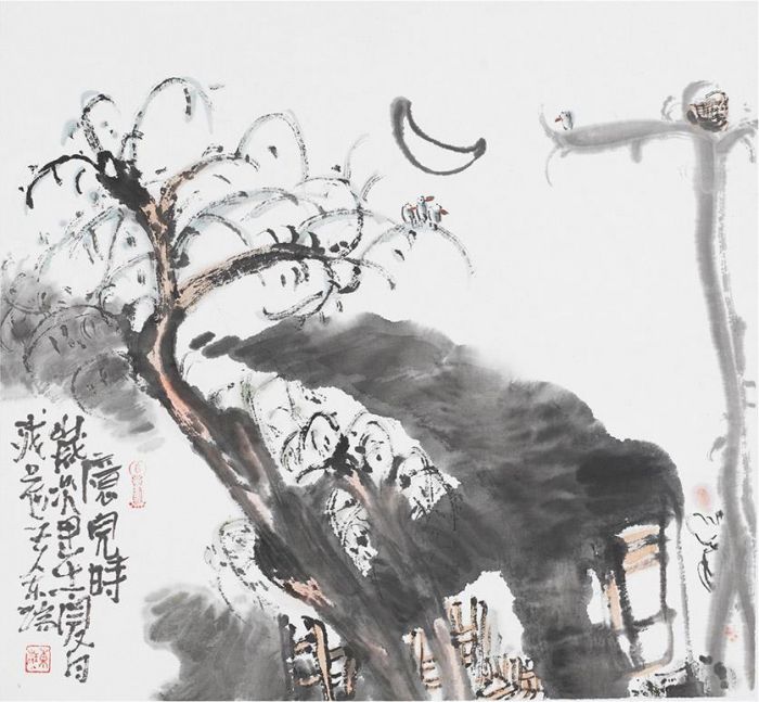 Wang Dongrui Chinesische Kunst - Erinnerung an die Kindheit