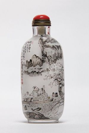 zeitgenössische kunst von Wang Dongrui - Schnupftabakflasche