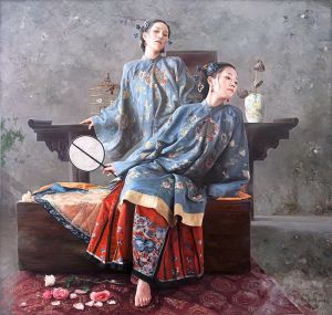 zeitgenössische kunst von Wang Mingyue - Feldlerche