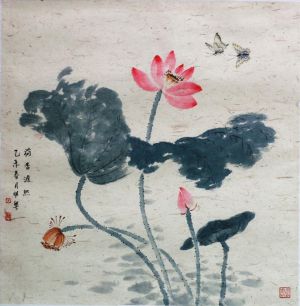 zeitgenössische kunst von Wang Mingyue - Lotusduft
