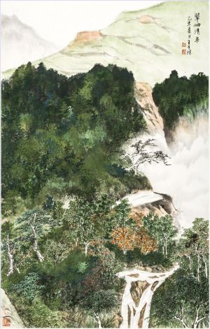 zeitgenössische kunst von Wang Shitao - Grüner Berg und klarer Frühling