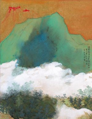 zeitgenössische kunst von Wang Shitao - Landschaft in Jinka