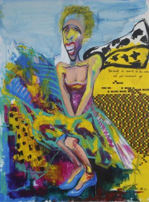 Zeitgenössische Ölmalerei - Marilyn