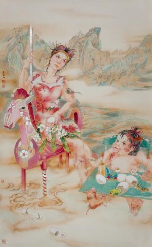 zeitgenössische kunst von Wang Shuyi - Geschichte der Kindheit