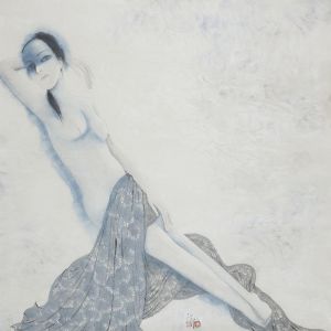 zeitgenössische kunst von Wang Weizhong - Sterbliches Mädchen