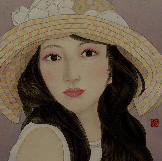 Wang Yuepeng Chinesische Kunst - Schönheit