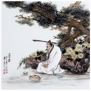 zeitgenössische kunst von Wang Yuqing - Keramikmalerei 2