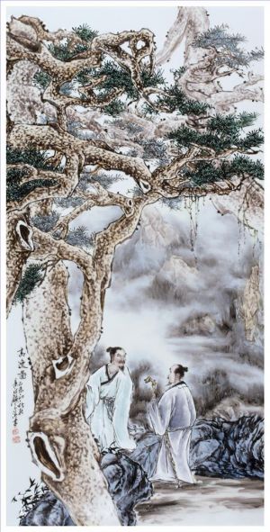 zeitgenössische kunst von Wang Yuqing - Keramikmalerei 4
