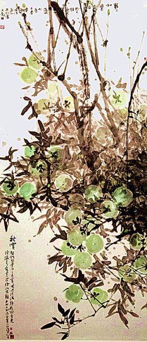 zeitgenössische kunst von Wang Zhaofu - Herbstfrucht