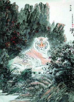 zeitgenössische kunst von Wang Zhaofu - Tiger