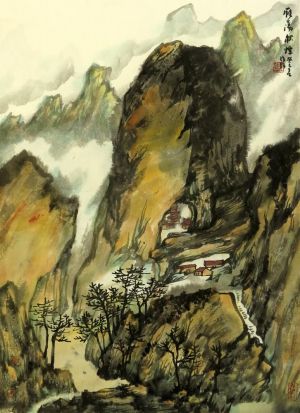 zeitgenössische kunst von Wang Zuojun - Herbstlandschaft