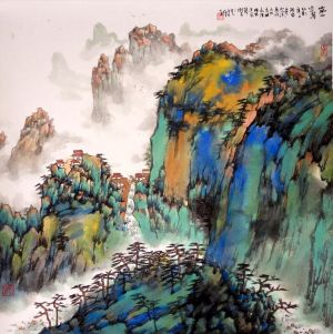 zeitgenössische kunst von Wang Zuojun - Landschaft