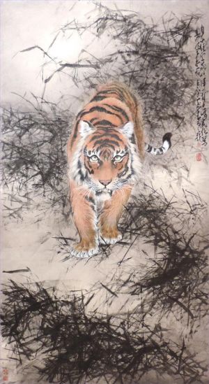 zeitgenössische kunst von Weng Zhenru - Tiger