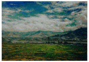 zeitgenössische kunst von Wu Yong - Lhasa-Fluss