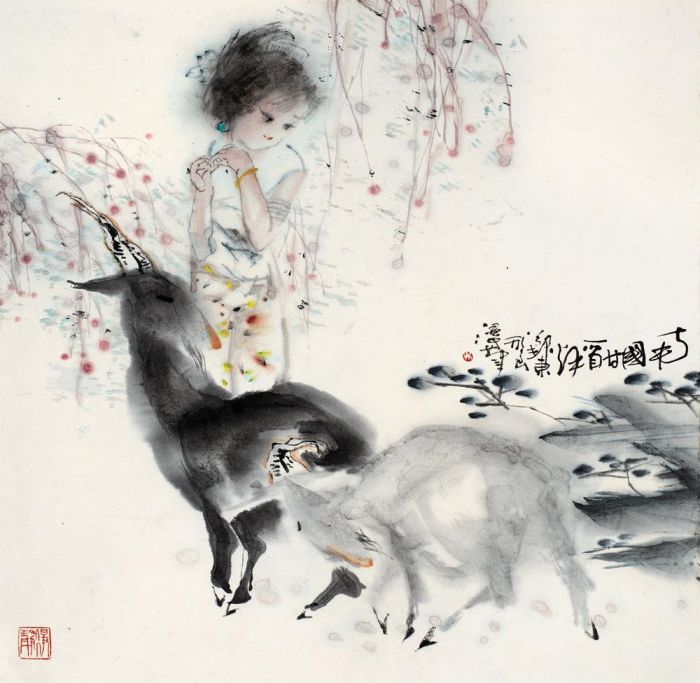 Wu Yongliang Chinesische Kunst - Herbst im Süden