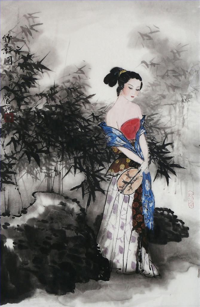 Xia Peimin Chinesische Kunst - Schatten aus Bambus