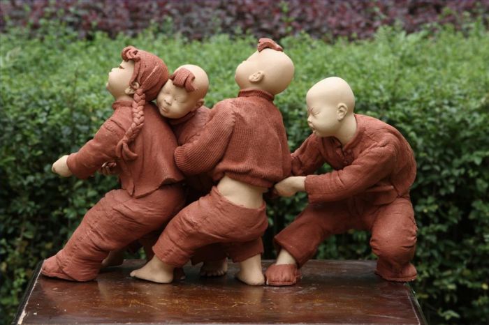 Xiao Xiaoqiu Bildhauerei - Drücken und Ziehen