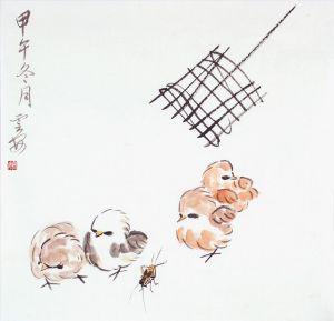 zeitgenössische kunst von Xiao Yun’an - Huhn