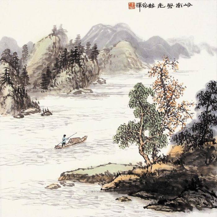 Xie Hui Chinesische Kunst - Lingnan-Landschaft