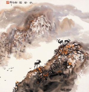 zeitgenössische kunst von Xie Hui - Herbstwind