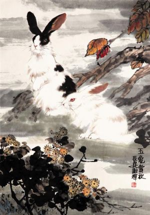 zeitgenössische kunst von Xie Hui - Der Jadehase und der Herbst